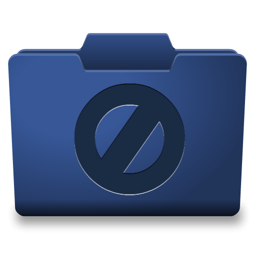 Blue Private Icon 512x512 png